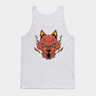 Flame Wolf Tank Top